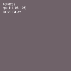 #6F6269 - Dove Gray Color Image