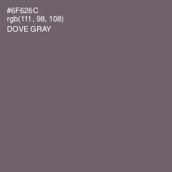 #6F626C - Dove Gray Color Image