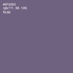 #6F6280 - Rum Color Image