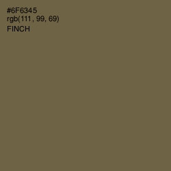 #6F6345 - Finch Color Image