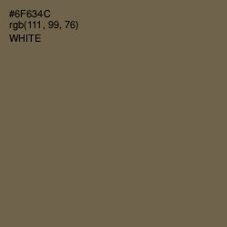 #6F634C - Finch Color Image