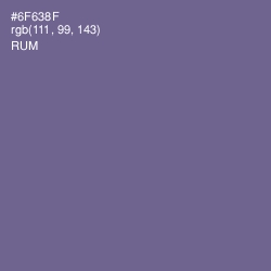 #6F638F - Rum Color Image