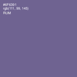 #6F6391 - Rum Color Image