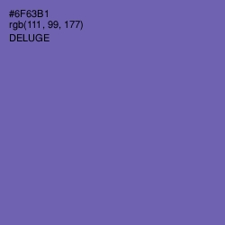 #6F63B1 - Deluge Color Image