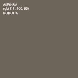 #6F645A - Kokoda Color Image