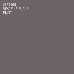 #6F6465 - Flint Color Image