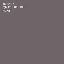 #6F6467 - Flint Color Image