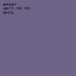 #6F6487 - Rum Color Image