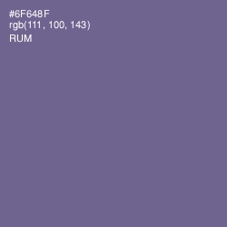 #6F648F - Rum Color Image