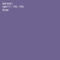 #6F6491 - Rum Color Image