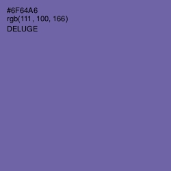 #6F64A6 - Deluge Color Image