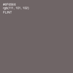 #6F6566 - Flint Color Image