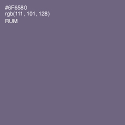 #6F6580 - Rum Color Image