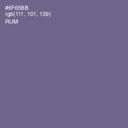 #6F658B - Rum Color Image