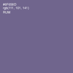 #6F658D - Rum Color Image