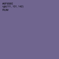 #6F658E - Rum Color Image