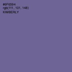 #6F6594 - Kimberly Color Image