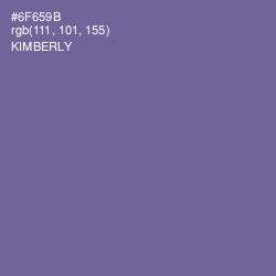 #6F659B - Kimberly Color Image