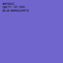 #6F65CC - Blue Marguerite Color Image