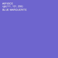 #6F65CE - Blue Marguerite Color Image