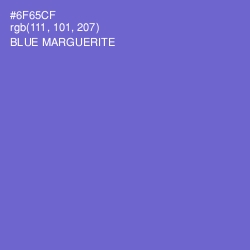 #6F65CF - Blue Marguerite Color Image