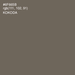 #6F665B - Kokoda Color Image