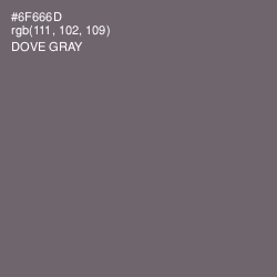 #6F666D - Dove Gray Color Image