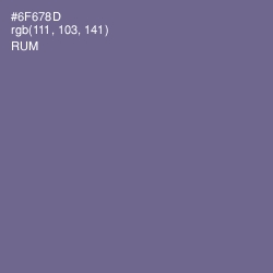 #6F678D - Rum Color Image