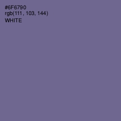 #6F6790 - Rum Color Image