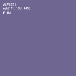 #6F6791 - Rum Color Image