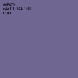 #6F6791 - Rum Color Image