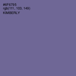 #6F6795 - Kimberly Color Image