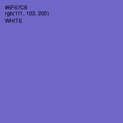 #6F67C8 - Blue Marguerite Color Image