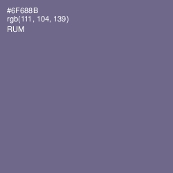 #6F688B - Rum Color Image