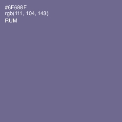 #6F688F - Rum Color Image