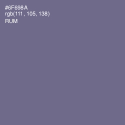 #6F698A - Rum Color Image