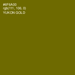 #6F6A00 - Yukon Gold Color Image