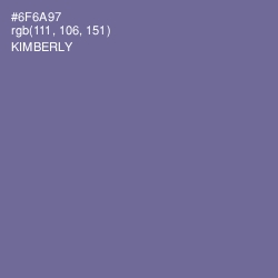 #6F6A97 - Kimberly Color Image