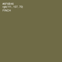 #6F6B46 - Finch Color Image