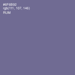#6F6B92 - Rum Color Image