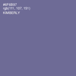 #6F6B97 - Kimberly Color Image
