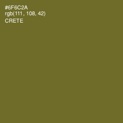 #6F6C2A - Crete Color Image