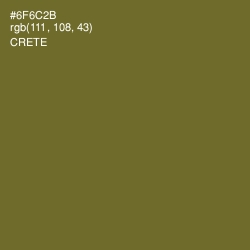 #6F6C2B - Crete Color Image