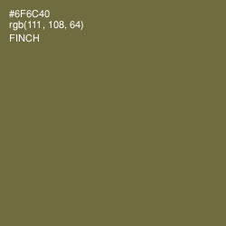 #6F6C40 - Finch Color Image