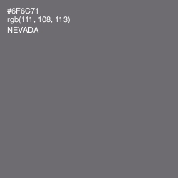 #6F6C71 - Nevada Color Image