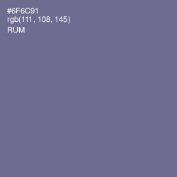 #6F6C91 - Rum Color Image