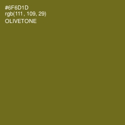 #6F6D1D - Olivetone Color Image