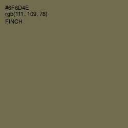 #6F6D4E - Finch Color Image