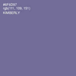 #6F6D97 - Kimberly Color Image