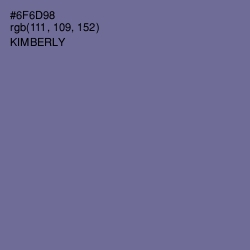 #6F6D98 - Kimberly Color Image